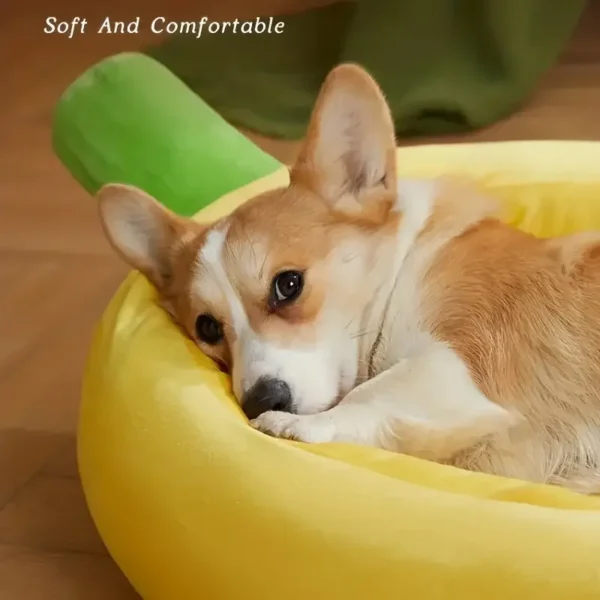 Premium Banana Cat Bed and Dog Bed - Image 2