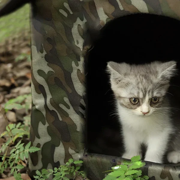 Waterproof Collapsible Outdoor Cat Bed, Dog Bed - Image 5