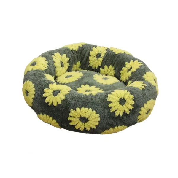 Extra Stuffed Plush Donut Dog Bed and Cat Bed - Image 8