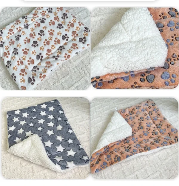 Non-slip Multi-purpose Fluffy Dog Blanket and Cat Mat - Image 12