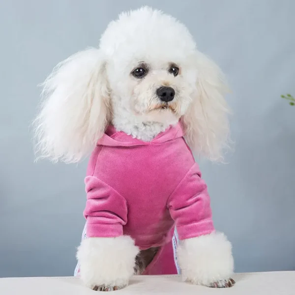 Velvet Elastic Jumpsuit Dog Clothes / Cat Clothes - Image 3