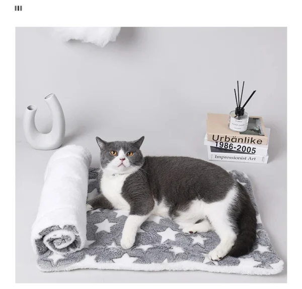 Non-slip Multi-purpose Fluffy Dog Blanket and Cat Mat - Image 13