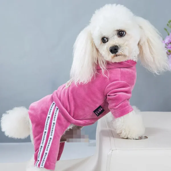Velvet Elastic Jumpsuit Dog Clothes / Cat Clothes - Image 5