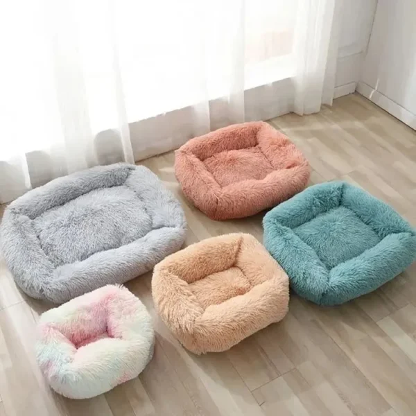 Enhanced Comfort Plush Cat Bed or Dog Bed - Image 18