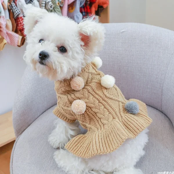 Thick Knit Sweater Dog Clothes / Cat Clothes - Image 3