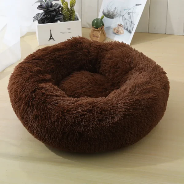 Washable Enhanced Comfort Donut Dog Bed and Cat Bed - Image 5