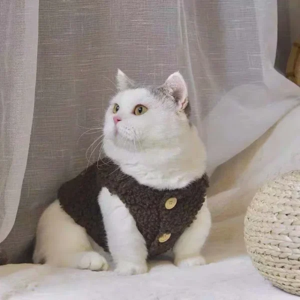 Cozy Lamb Fleece Vest, Dog Clothes / Cat Clothes - Image 2
