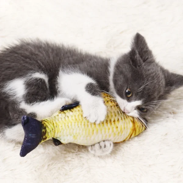 Catnip Enhanced Fish Kicker Interactive Cat Toys - Image 3