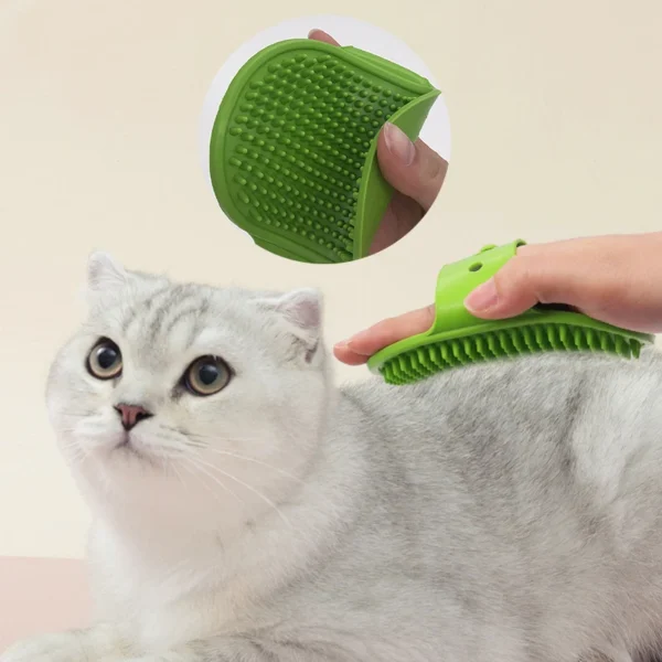 Soft Silicone Massage Cat Brush / Dog Brush - Image 2