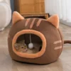 Semi-Enclosed Foldable Dog Bed and Cat Bed - Image 4