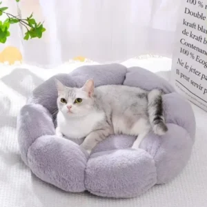 Cozy Blossom Donut Dog Bed and Cat Bed