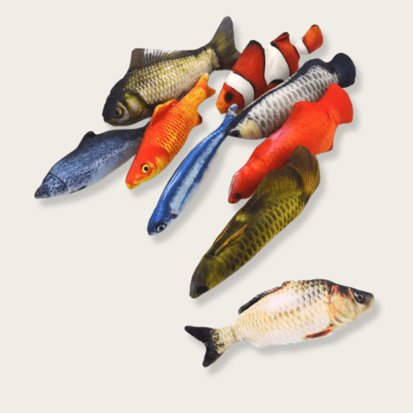 Catnip Enhanced Fish Kicker Interactive Cat Toys