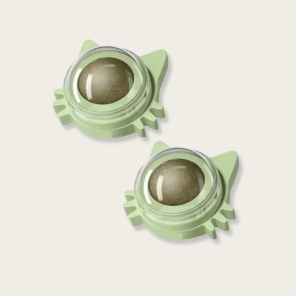 360° Rotating Balls Natural Catnip Stimulating Cat Toy - Image 6