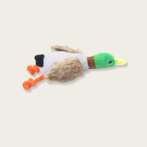 Durable Squeaky Plush Duck Indestructible Dog Toy