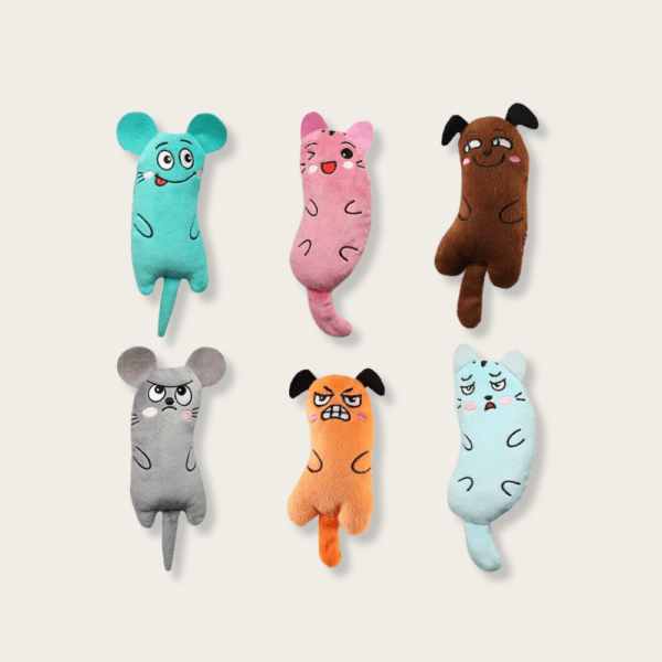 Funny Plush Companion Kicker Catnip Cat Toy