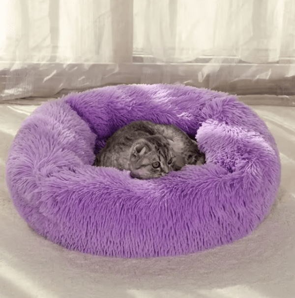 Enhanced Comfort Plush Cat Bed or Dog Bed - Image 14