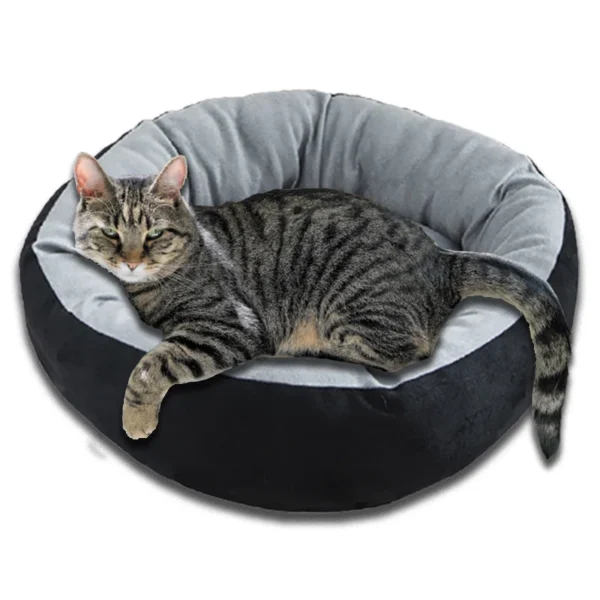 Cat Cushion – Round Soft Cotton Pet Sofa - Image 2
