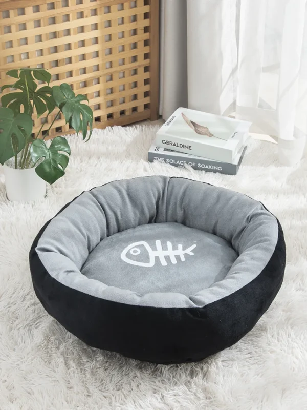 Cat Cushion – Round Soft Cotton Pet Sofa - Image 7
