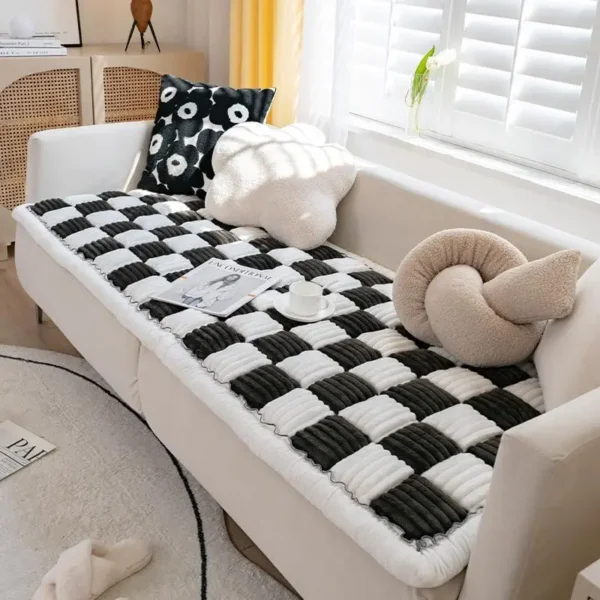 Quilted Fuzzy Pet Couch Cover  - Image 6