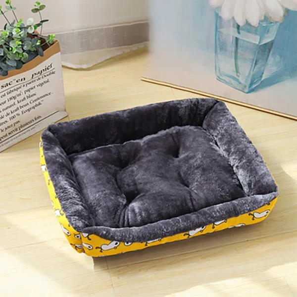 Soft Plush Pet Bed Sofa for Cats & Dogs - Image 5