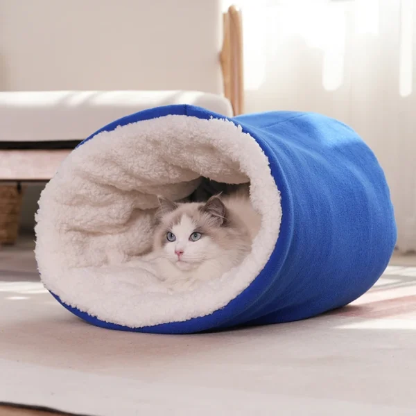 Cat Tunnel – Fleece Sleeping Bag Bed - Image 7