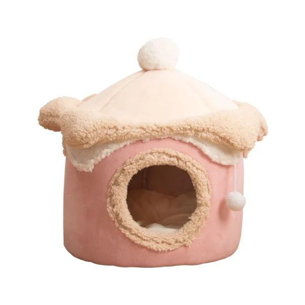 Cat Tent Bed with Ice Cream Design - Image 3