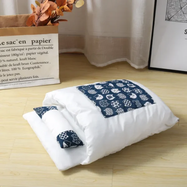 Cat House – Kawaii Plush Cave Bed - Image 4