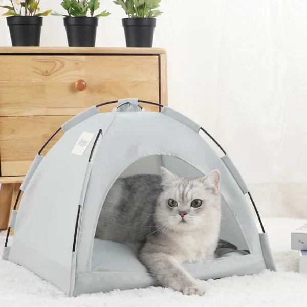 Cat Tent Bed for Indoor Comfort - Image 2