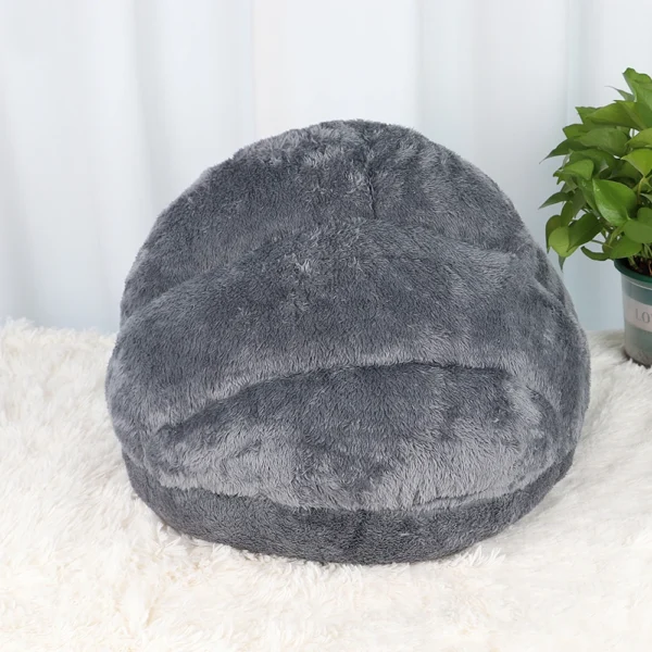 Plush Cat Cave Bed & Small Dogs bed - Image 5