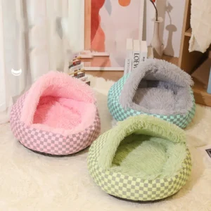 Cat Cave Bed – Winter Nest for Deep Sleep & Warmth