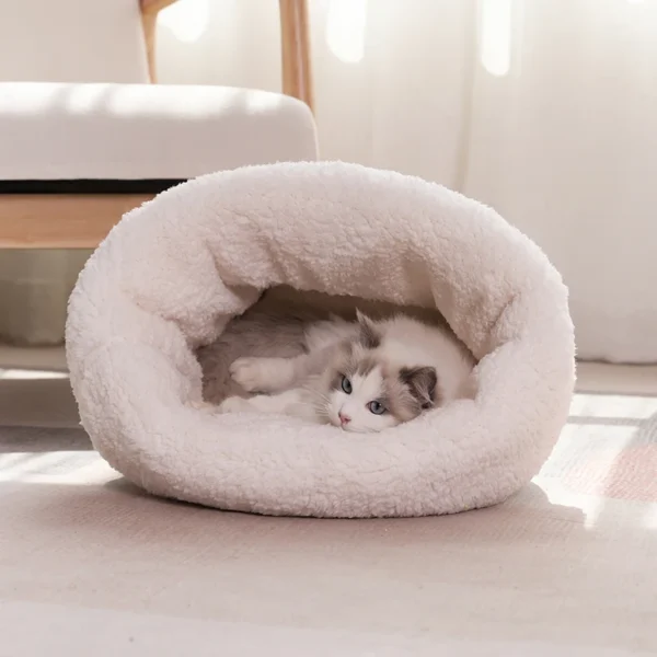 Cat Tunnel – Fleece Sleeping Bag Bed - Image 8