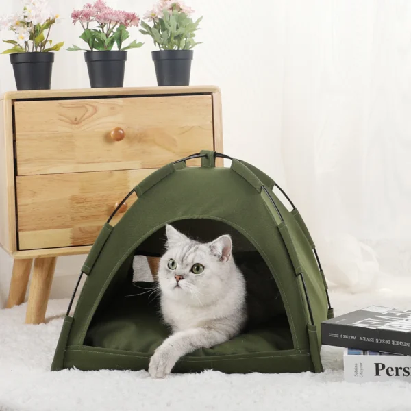 Cat Tent Bed for Indoor Comfort - Image 3