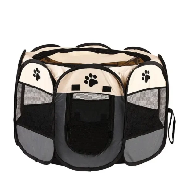 Pet Tent – Foldable Octagon Kennel for Cats & Dogs - Image 4