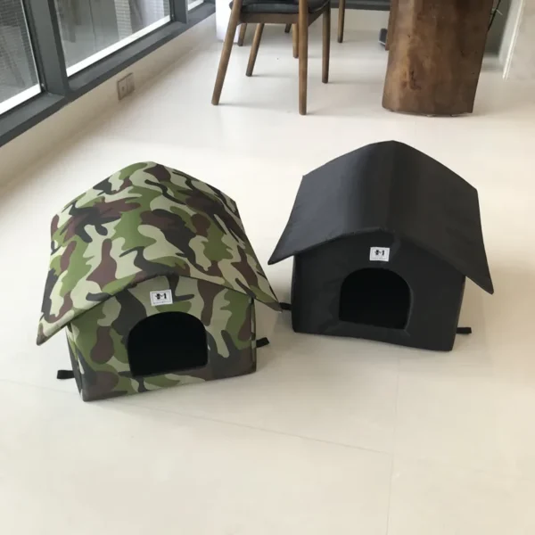 Outdoor Cat House with Waterproof Design - Image 3