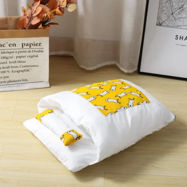 Cat House – Kawaii Plush Cave Bed - Image 6