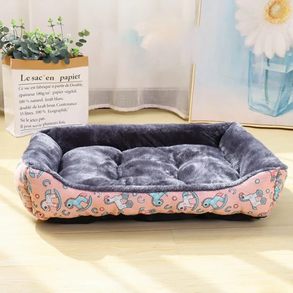 Soft Plush Pet Bed Sofa for Cats & Dogs - Image 6
