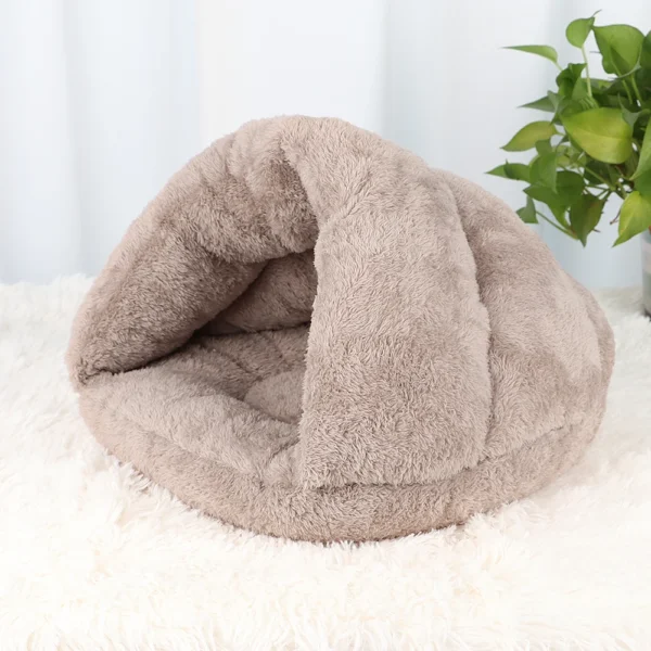 Plush Cat Cave Bed & Small Dogs bed