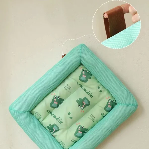 Summer Cooling Square Cat Bed for Pets & Dogs - Image 3