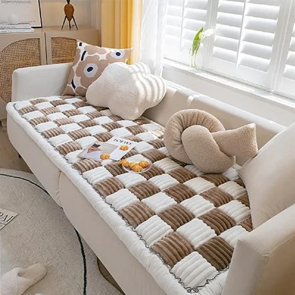 Quilted Fuzzy Pet Couch Cover  - Image 2