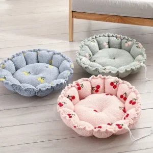 Adjustable Dog Bed with Drawstring Nest Design