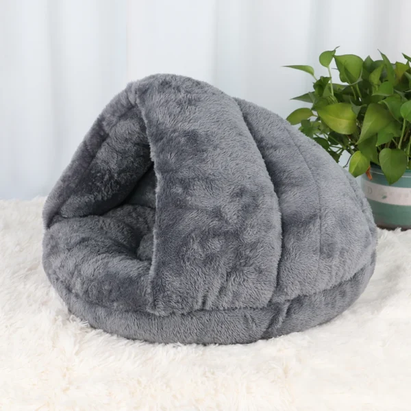 Plush Cat Cave Bed & Small Dogs bed - Image 3