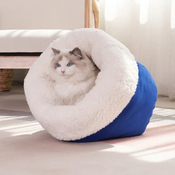 Cat Tunnel – Fleece Sleeping Bag Bed - Image 9