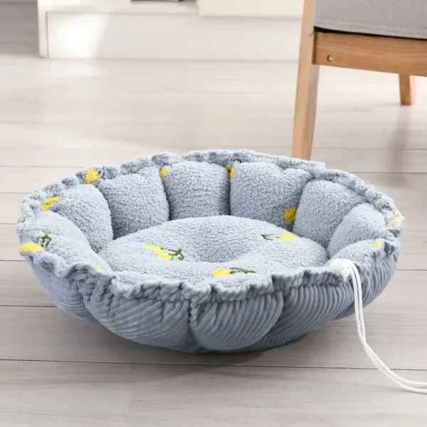 Adjustable Dog Bed with Drawstring Nest Design - Image 7