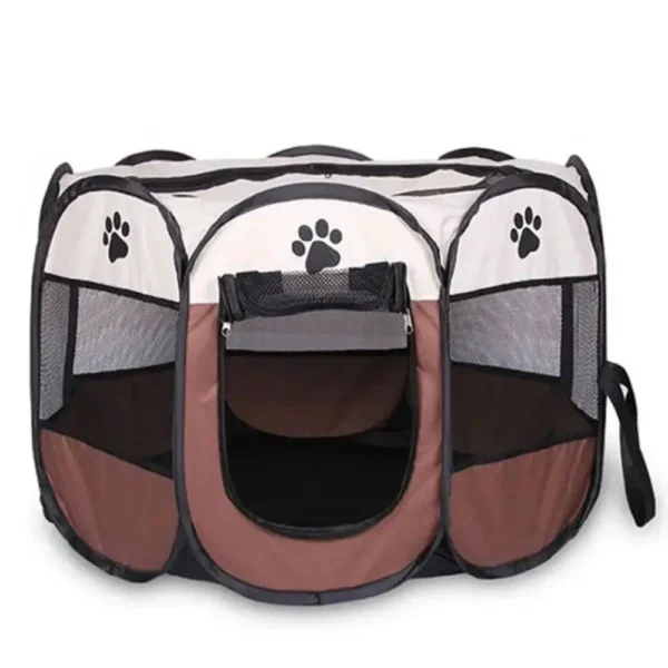 Pet Tent – Foldable Octagon Kennel for Cats & Dogs - Image 5