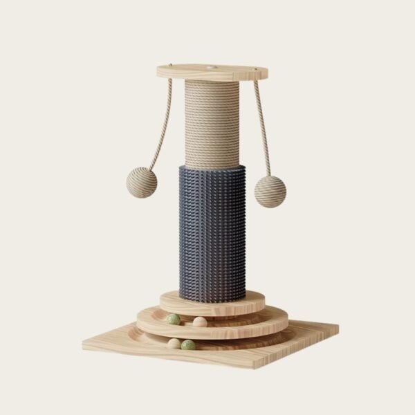 Cat Turntable Toy with Scratching Post - Image 4