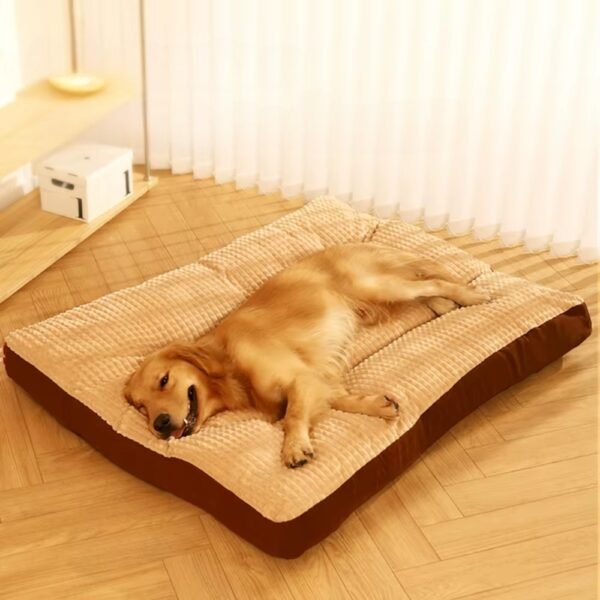 Fleece Dog Bed for All Sizes – Soft & Detachable Cushion - Image 2