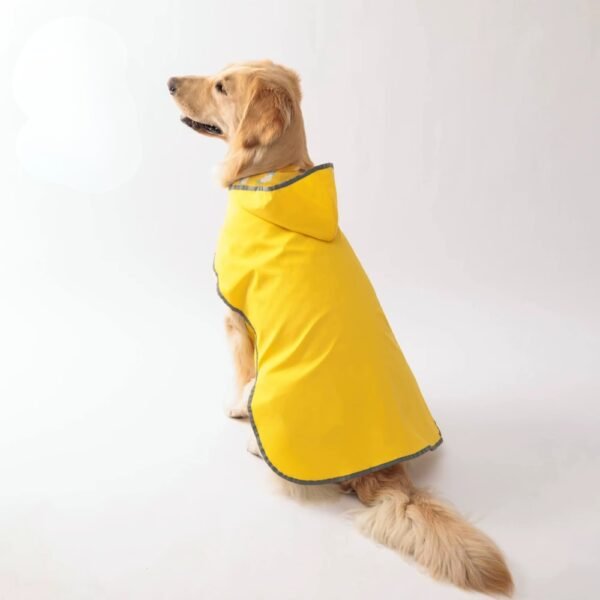 Dog Raincoat Double-Layer Yellow Jacket - Image 6