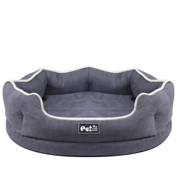 Crystal Velvet Pet Bed – Soft, Washable & Warm - Image 4