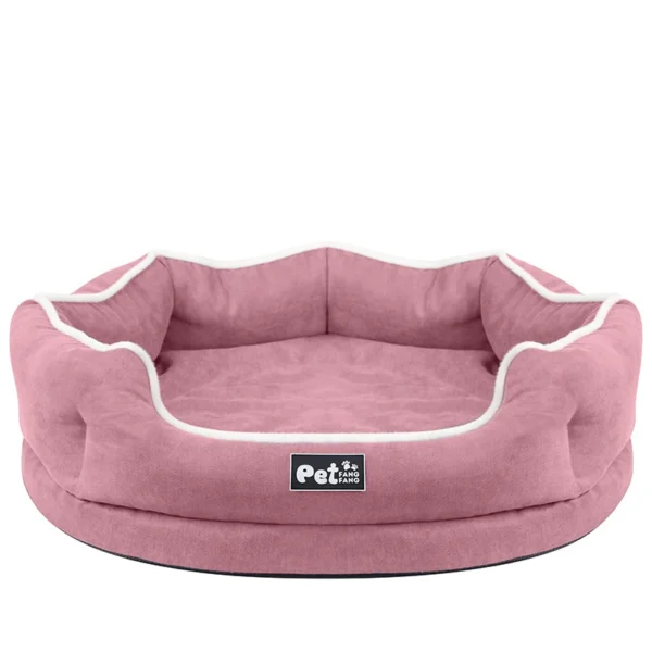 Crystal Velvet Pet Bed – Soft, Washable & Warm - Image 2