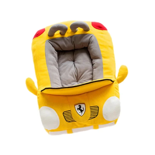 Car-Shaped Dog Bed with Soft Flannel Interior - Image 5